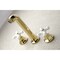 Kingston Brass Roman Tub Faucet, Polished Brass, Wall Mount KS4022PX - alternate 5